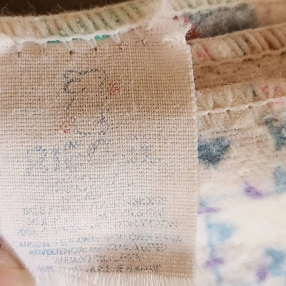 Riegal teddy bear sleepy time fleece blanket vintage baby Swaddle